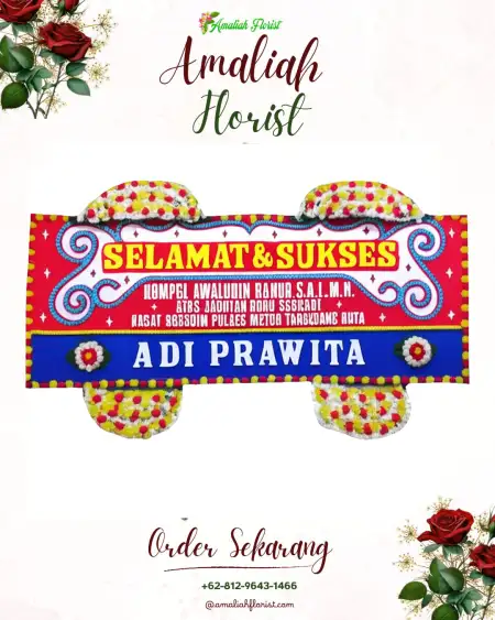 Papan Bunga Ucapan Selamat Wonosroyo